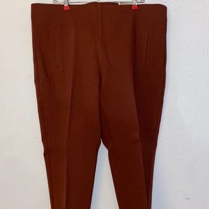 Burn Orange Ankle Pants- The Juliet